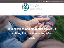 Tablet Screenshot of connectingheartsadopt.org